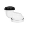 100mm Toilet Offset pan Connector PVC Waste Pipe