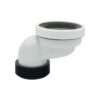 100mm Toilet Offset pan Connector PVC Waste Pipe