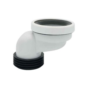 100mm Toilet Offset pan Connector PVC Waste Pipe