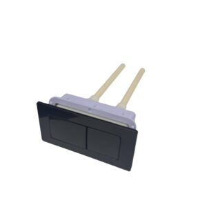 Black Square Dual Flush Toilet Water Tank Press Button