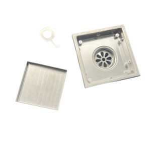 110mm Tile Insert Square Smart Floor Grate Waste Drain