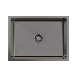Gunmetal Colour Single Bowl Laundry Sink 600x450x220mm