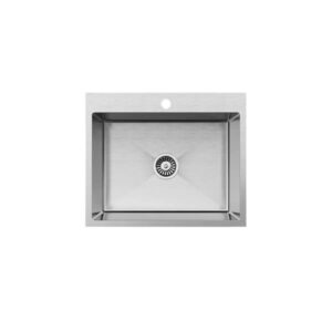 Handmade Stainless Steel Sink with Tap Hole 600x500x250mm