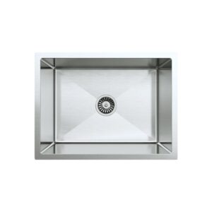 Brushed Silver Stainless Steel Single Bowl Sink 600x450x220mm