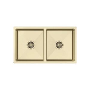 Gold Colour Double Bowls Kitchen Sink 770x450x220mm