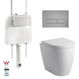 Inwall Concealed Cistern Toilet Suite Floor Mount Pan S Trap / P Trap
