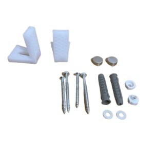 Angle L Shaped Toilet Pan Mounting Screws Toilet Suite Parts Fixing Fitting Kit