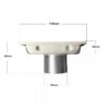 110mm Tile Insert Square Smart Floor Grate Waste Drain