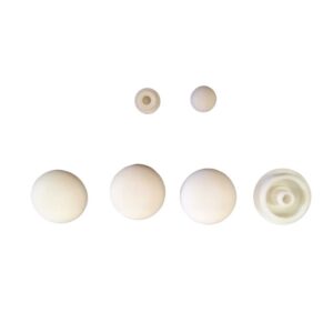 Round toilet seat buffer