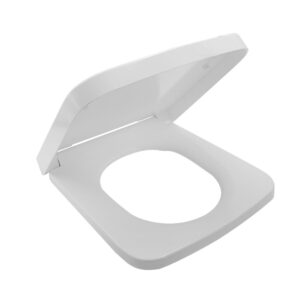 Square Duroplast Soft Close Quick Release Toilet Seat 425x355mm A2080