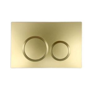 Matt Gold Round Inwall Cistern Push Button