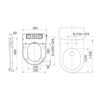 Non Electric Bidet Toilet Seat U Shaped