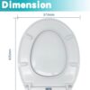 Toilet Seat Aqua Mosaic