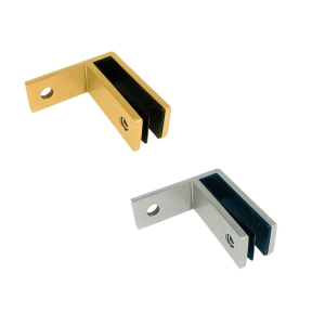 316 Stainless Steel Glass Clamp Glass to Wall 90°