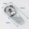 Chrome round basin mixer handle